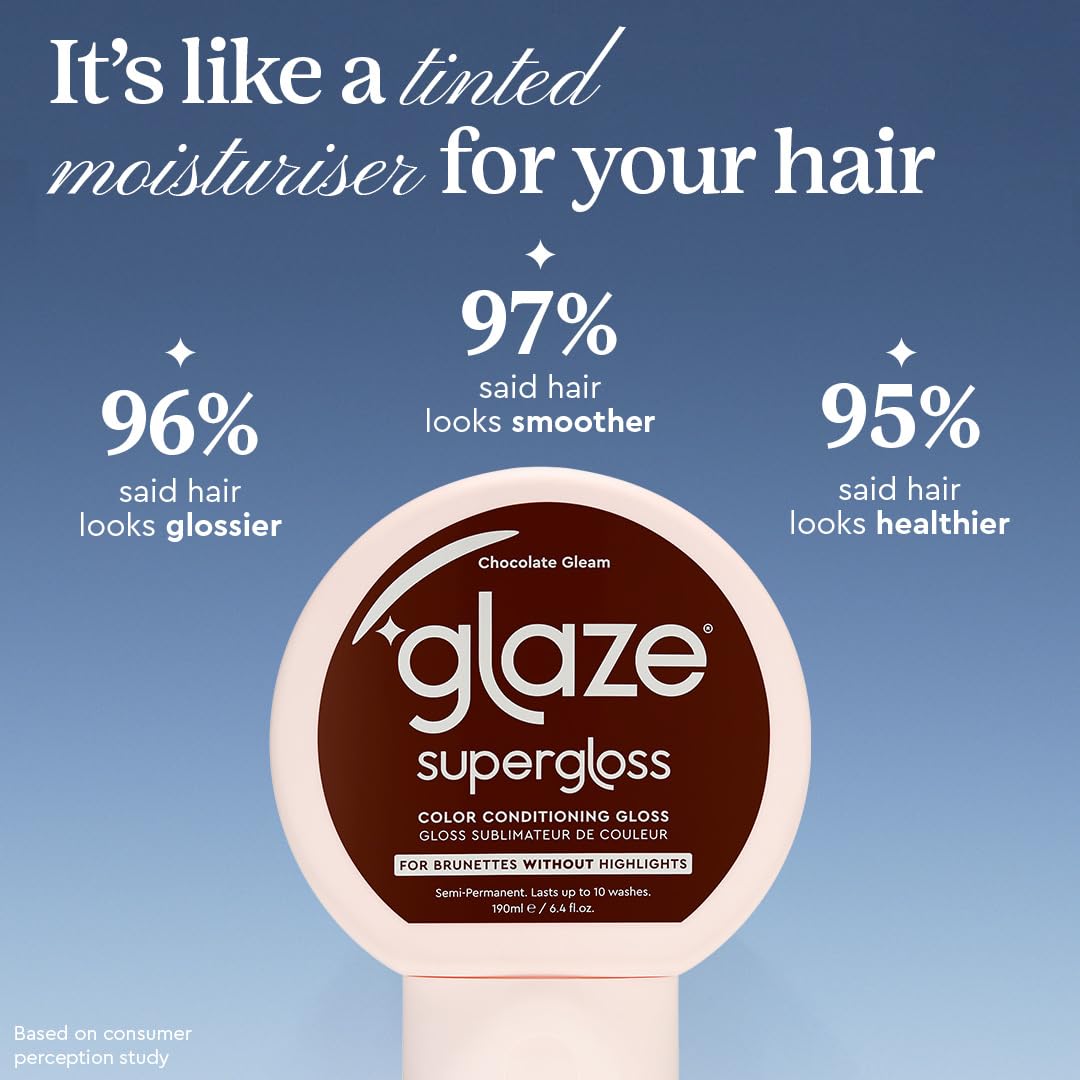 Glaze Supergloss Color Conditioning Gloss Chocolate Gleam application process