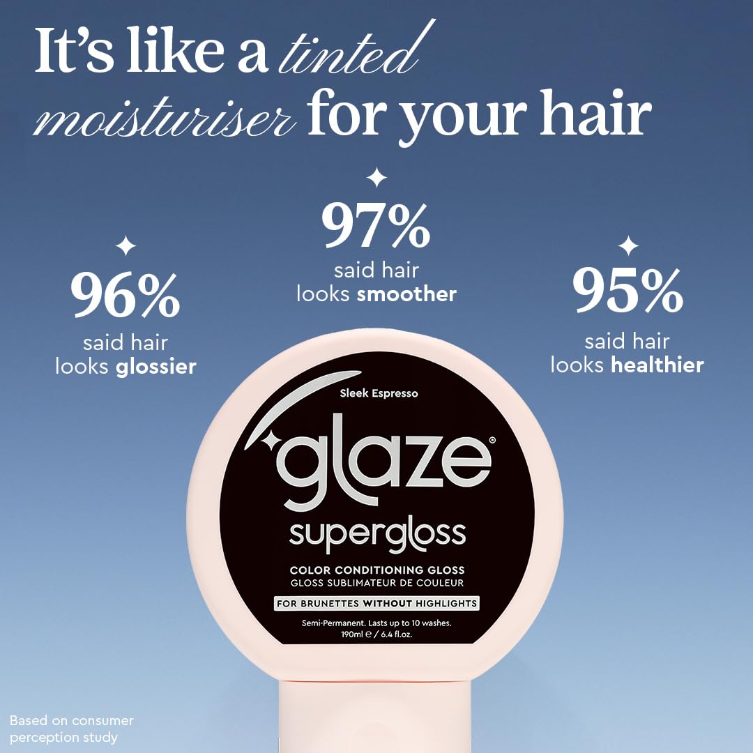 glaze Supergloss Color Conditioning Gloss in a bathroom setting