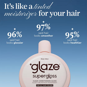 glaze Supergloss Color Conditioning Gloss with hairbrush
