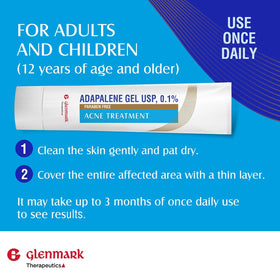 Glenmark Adapalene Gel 0.1% ingredients list