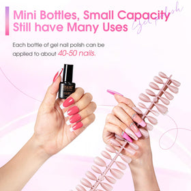 Glitter top coat from ROSALIND Gel Nail Polish Set