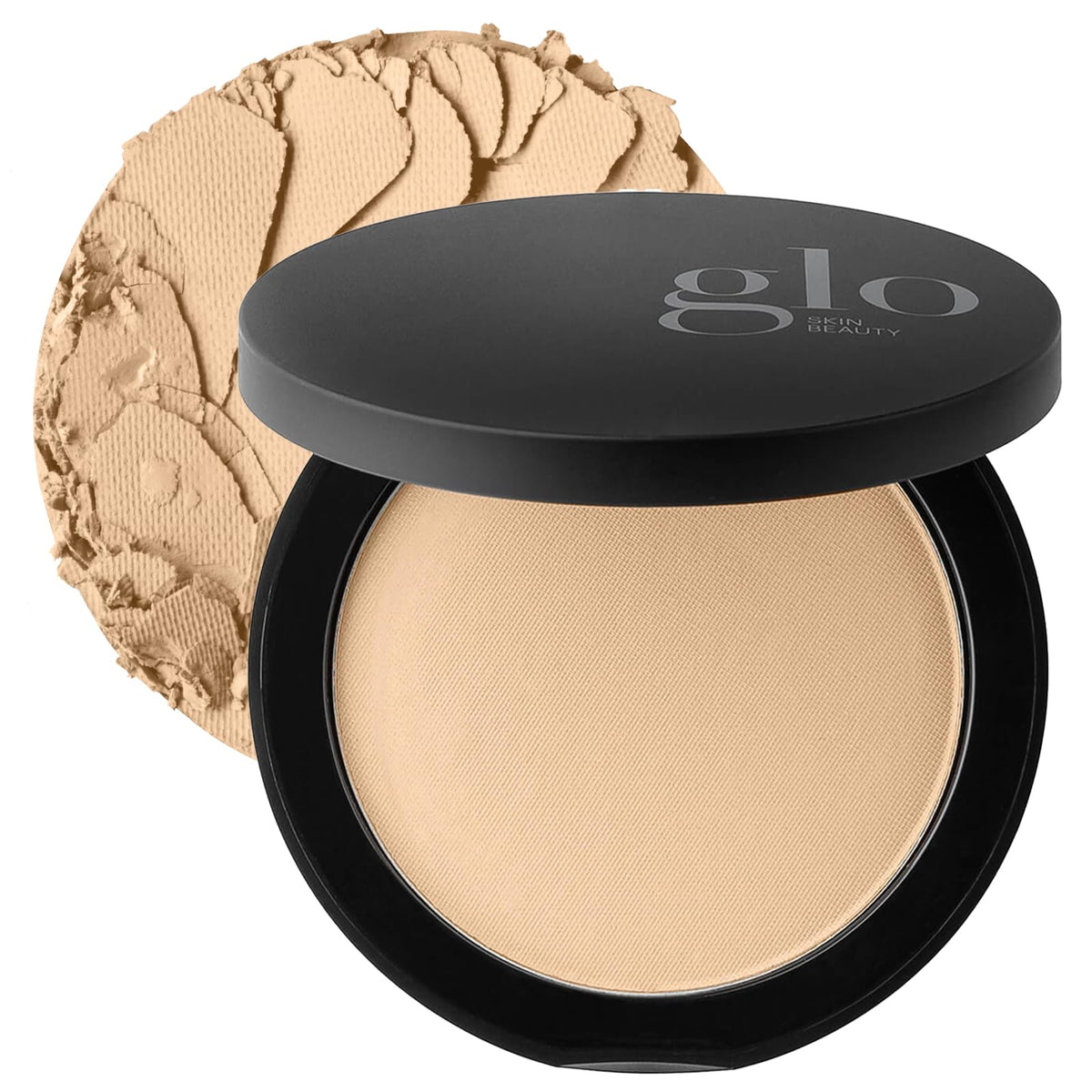 Glo Skin Beauty Pressed Base Powder Foundation Golden Medium front view