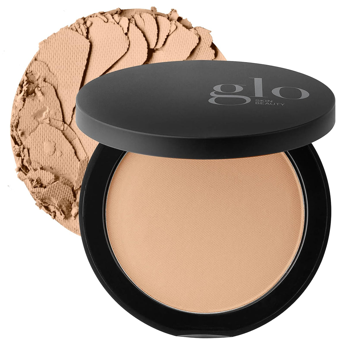 Glo Skin Beauty Pressed Base Powder Foundation Honey Light front view