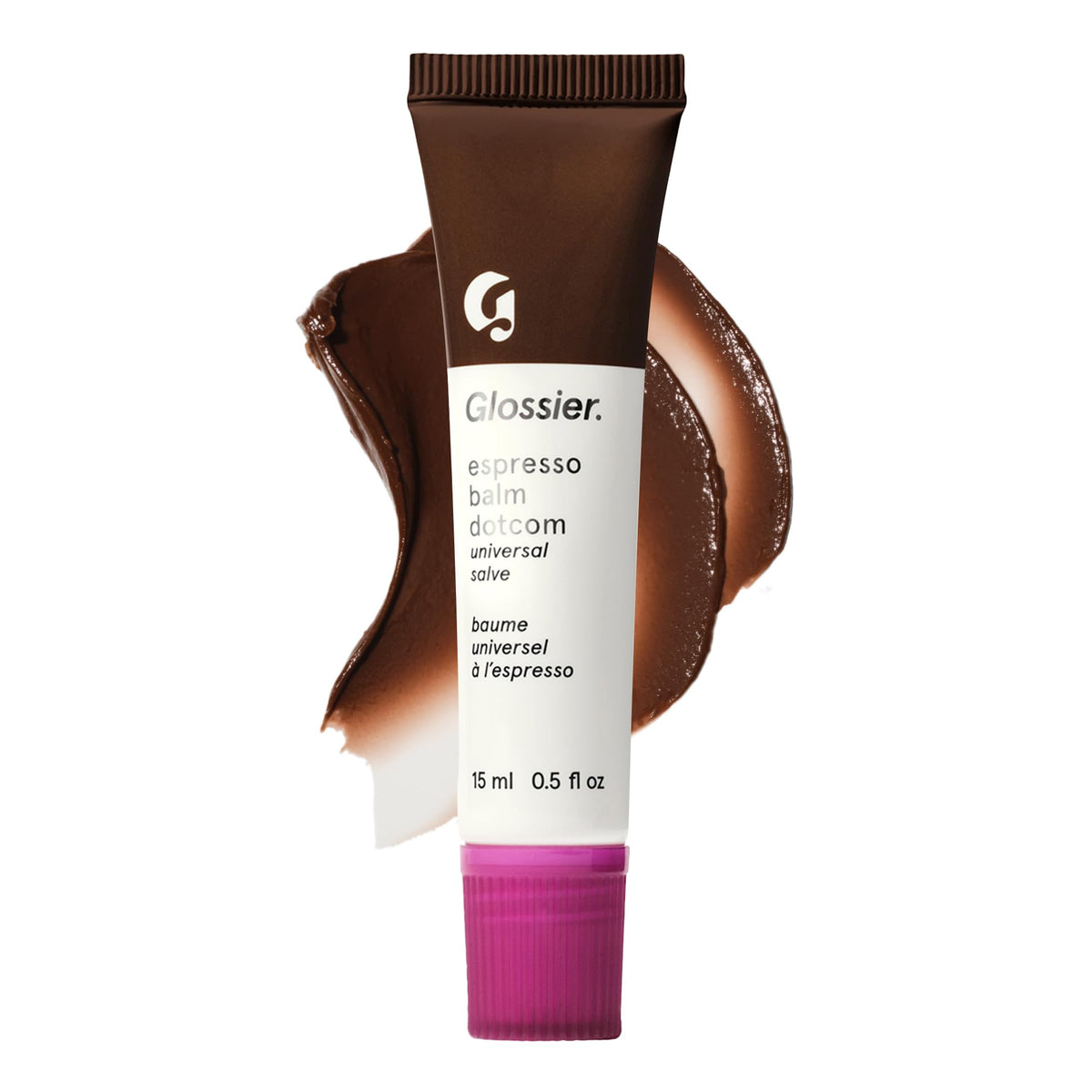 Glossier Balm Dotcom Espresso Mocha Lip Balm front view