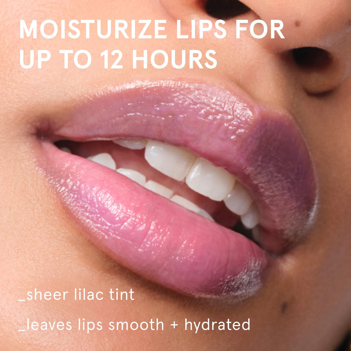 Glossier Balm Dotcom Lavender Lilac Tint tube with cap