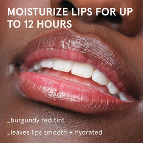 Glossier Balm Dotcom Lip Balm Black Cherry tube side view