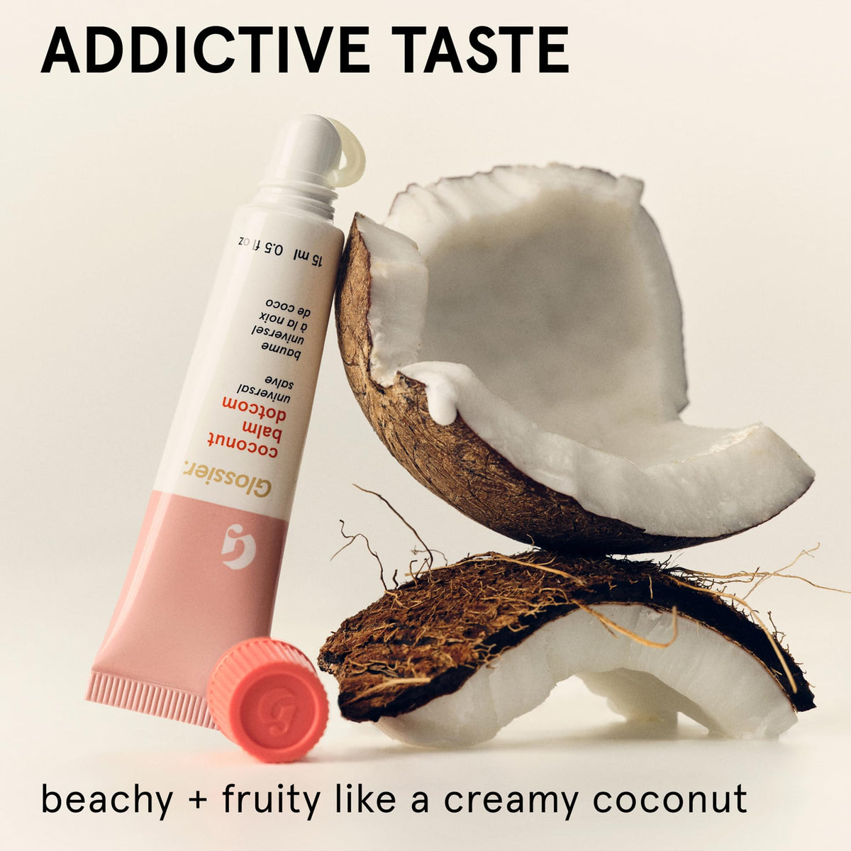 Glossier Balm Dotcom Lip Balm Coconut 18g packaging