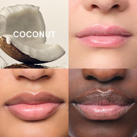 Glossier Balm Dotcom Lip Balm Coconut 18g with other beauty products