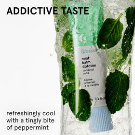 Glossier Balm Dotcom Lip Balm Mint side view