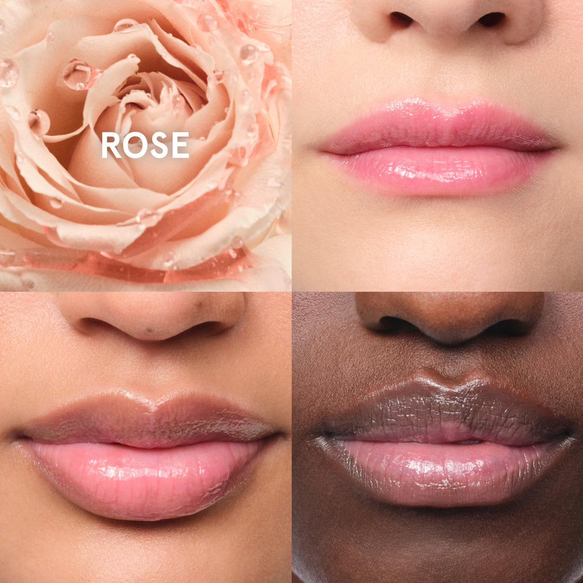 Glossier Balm Dotcom Lip Balm Rose Pink Tint lifestyle scene
