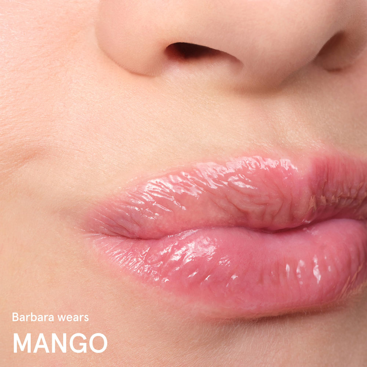 Glossier Balm Dotcom Mango Peach Tinted Lip Balm packaging