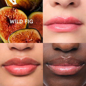 Glossier Balm Dotcom Wild Fig Coral Tint lifestyle scene
