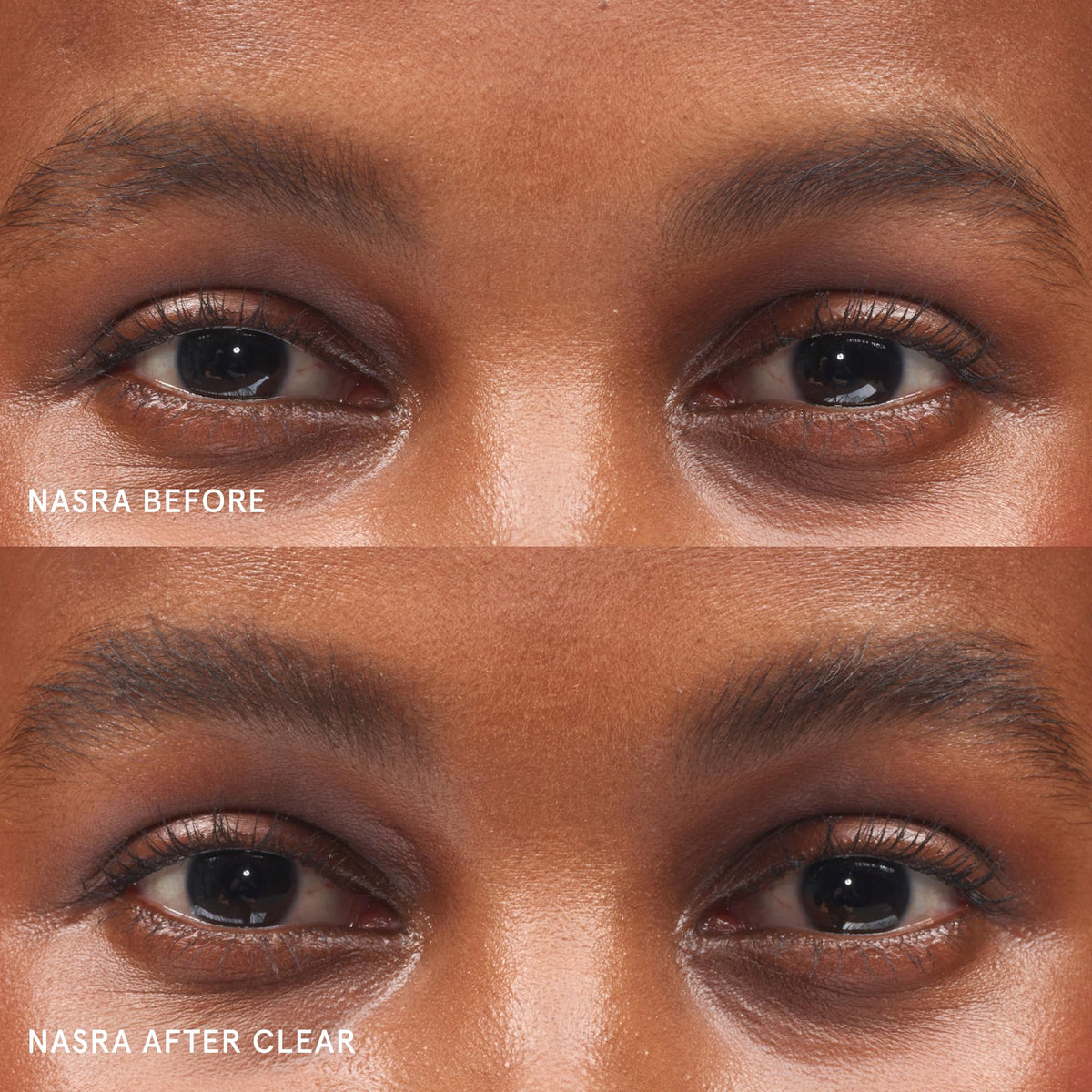 Glossier Boy Brow Eyebrow Gel Dark Brown precision mini brush