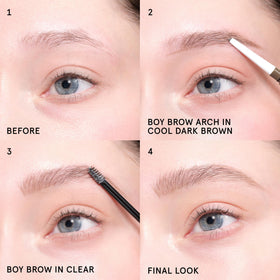 Glossier Boy Brow Eyebrow Gel Pomade close-up of product