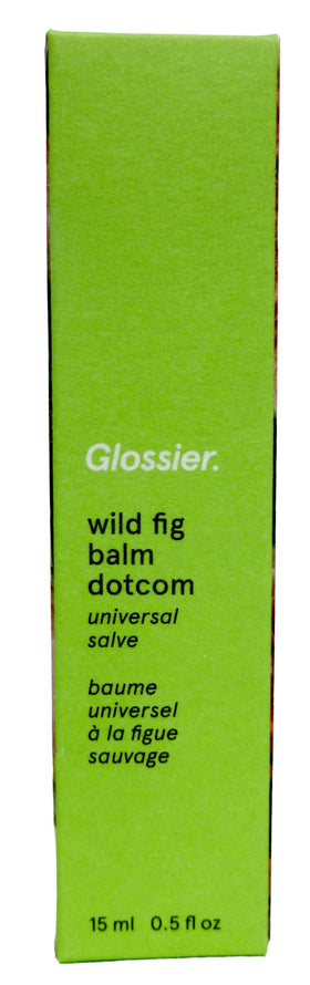 Glossier Wild Fig Balm Dotcom front view with sheer coral tint