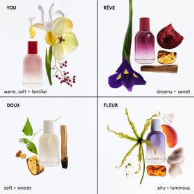 Glossier You Eau de Parfum bottle held in hand