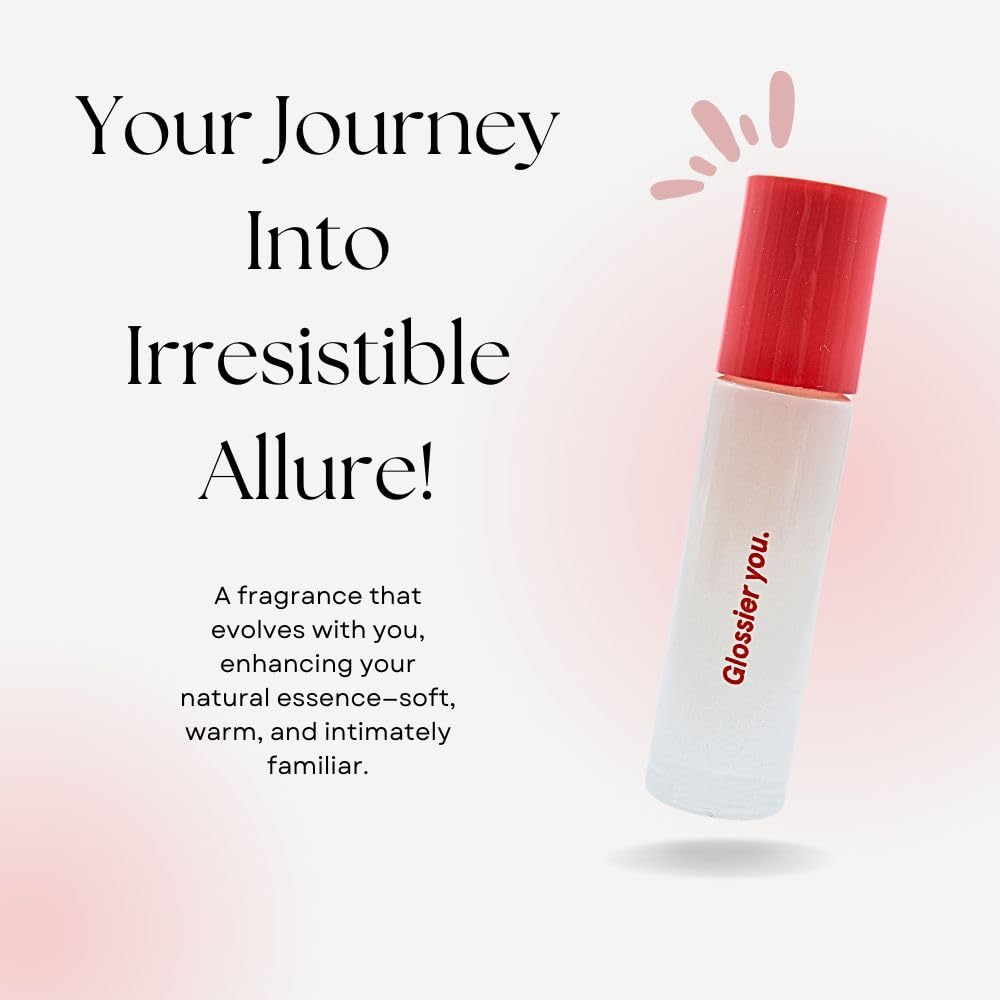 Glossier You Eau de Parfum Rollerball in hand for application
