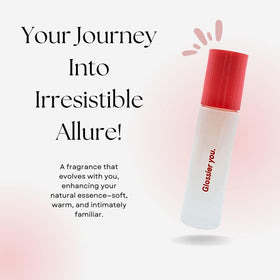 Glossier You Eau de Parfum Rollerball in hand for application