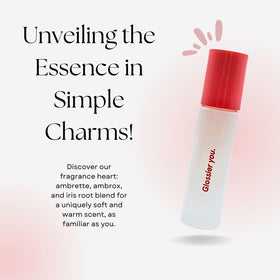 Glossier You Eau de Parfum Rollerball packaging with floral design