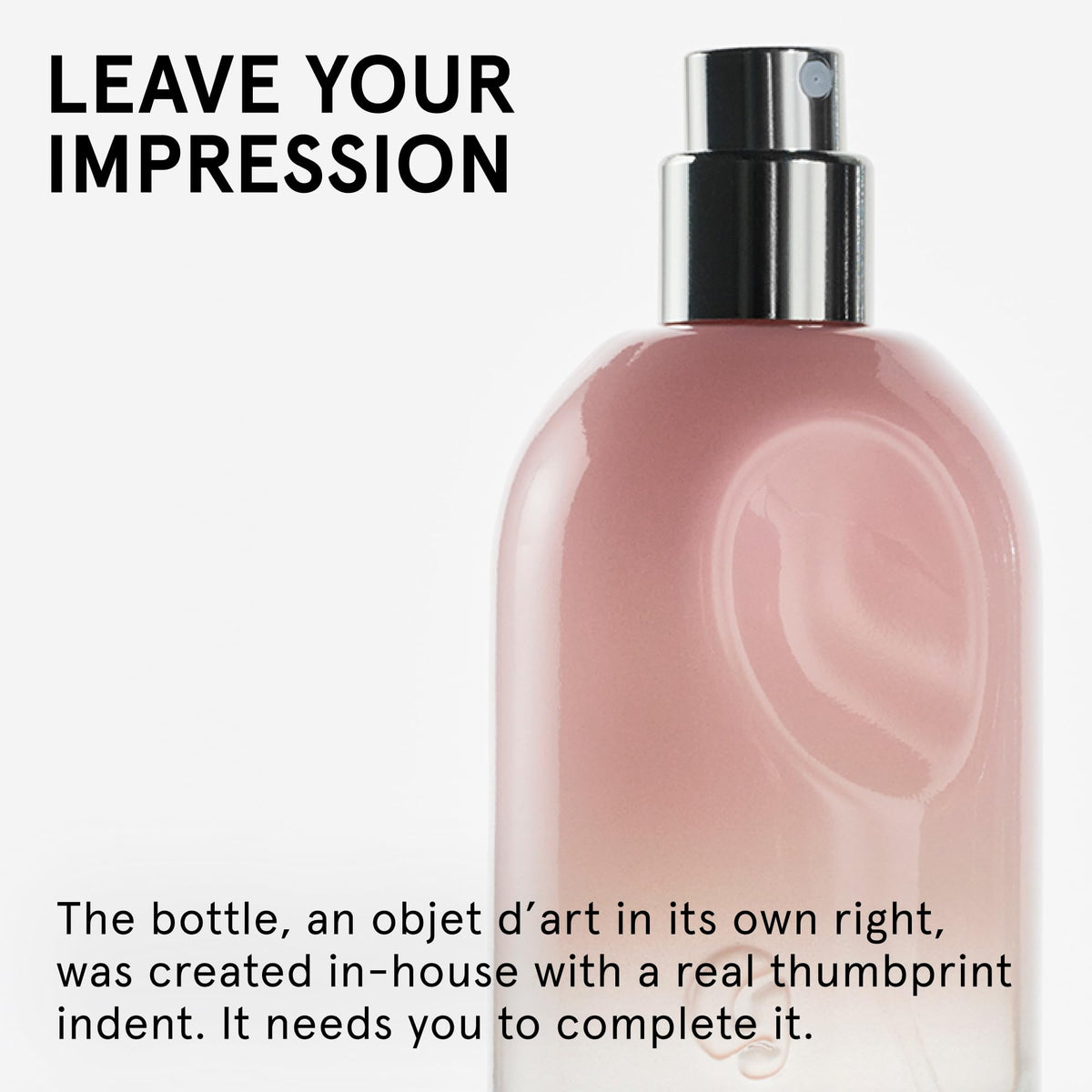 Glossier You Eau de Parfum spray application on wrist
