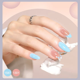 Glossy top coat from GAOY gel nail polish set