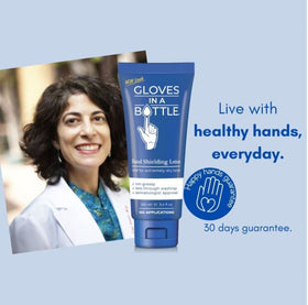 GLOVES IN A BOTTLE Shielding Lotion dispenser close-up