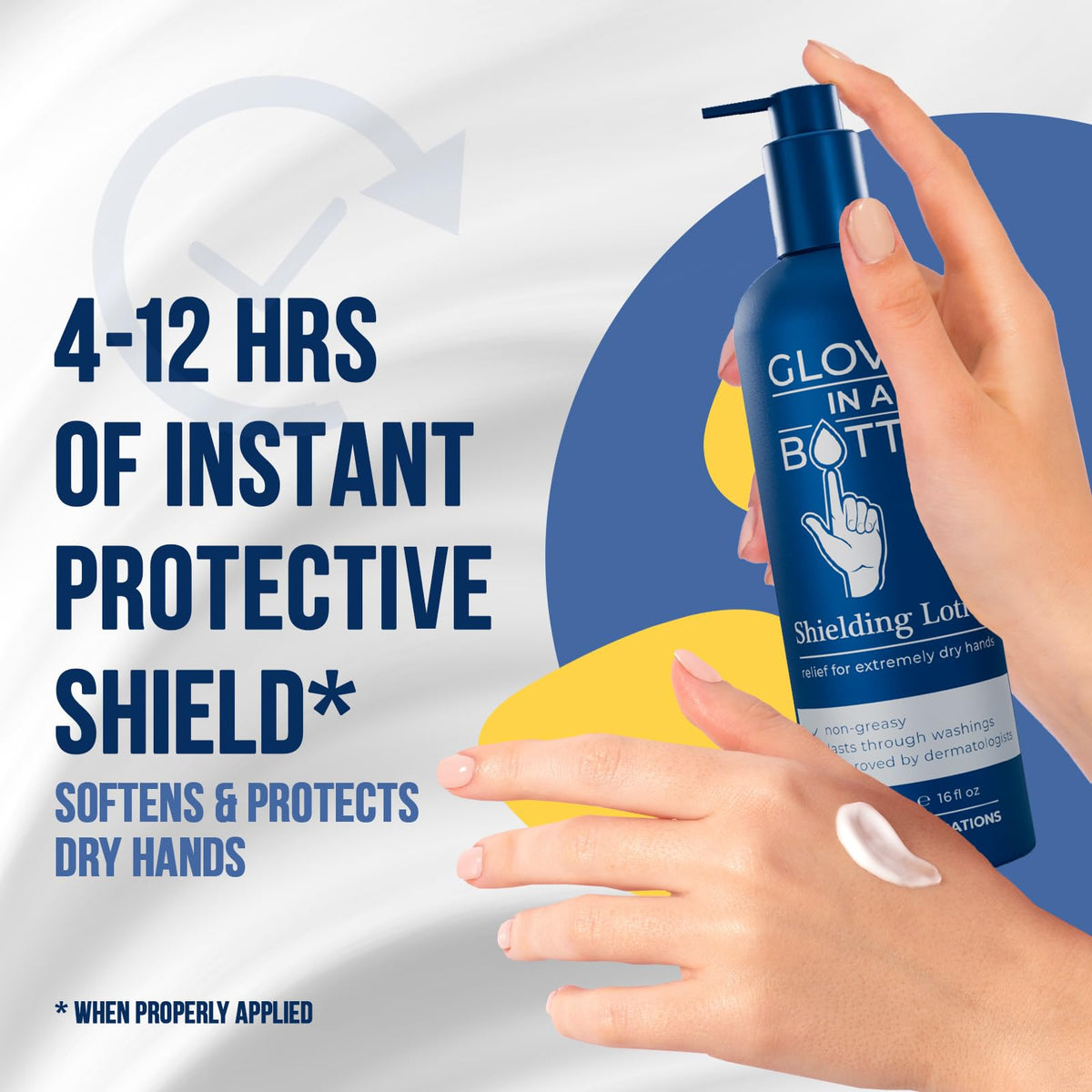 Gloves In A Bottle Working Hands Cream with ingredients list