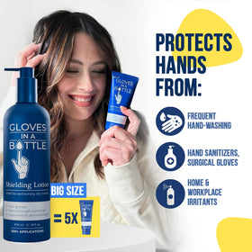 Gloves In A Bottle Working Hands Cream with other hand care products
