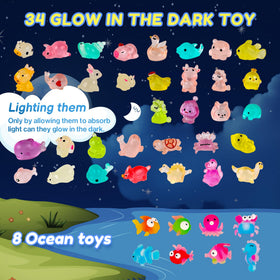 Glow-in-the-dark toy from BYGGVIR Kids Bath Bomb