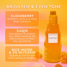 Glow Recipe Cloudberry Brightening Essence Toner 75ml side view