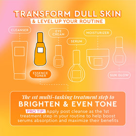 Glow Recipe Cloudberry Brightening Essence Toner 75ml with product texture
