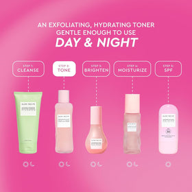 Glow Recipe toner with a close-up of the pump