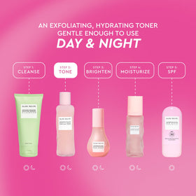 Glow Recipe toner with a fresh watermelon slice
