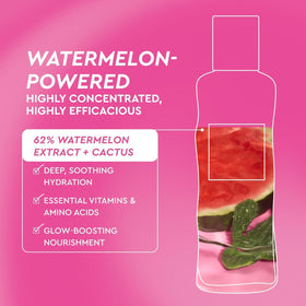 Glow Recipe toner with a vibrant rainbow background