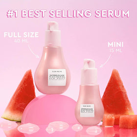 Glow Recipe Watermelon Niacinamide Dew Drops on vanity