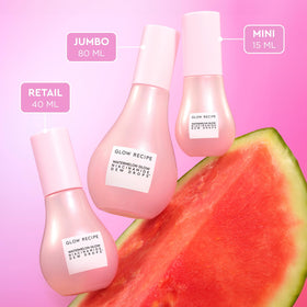 Glow Recipe Watermelon Niacinamide Dew Drops with makeup products