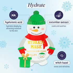 Glow Santa mask with collagen and cucumber extract