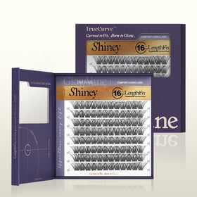 GlowVane TrueCurve Lash Clusters front view in packaging
