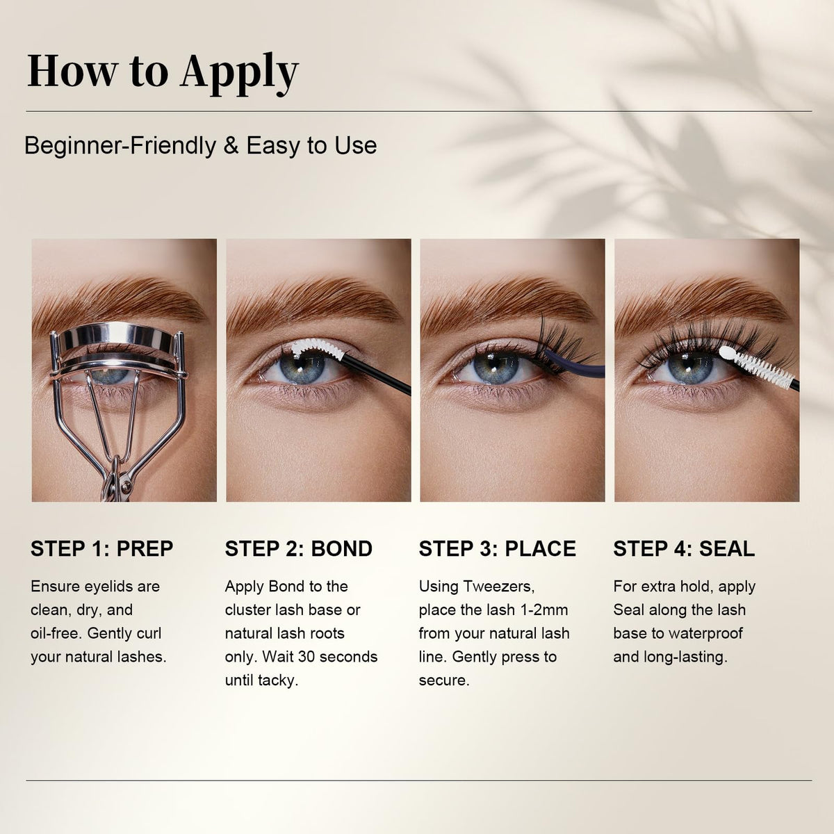 GlowVane TrueCurve Lash Clusters with a soft texture