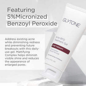 GLYTONE Acne BPO Gel 5% Benzoyl Peroxide side view