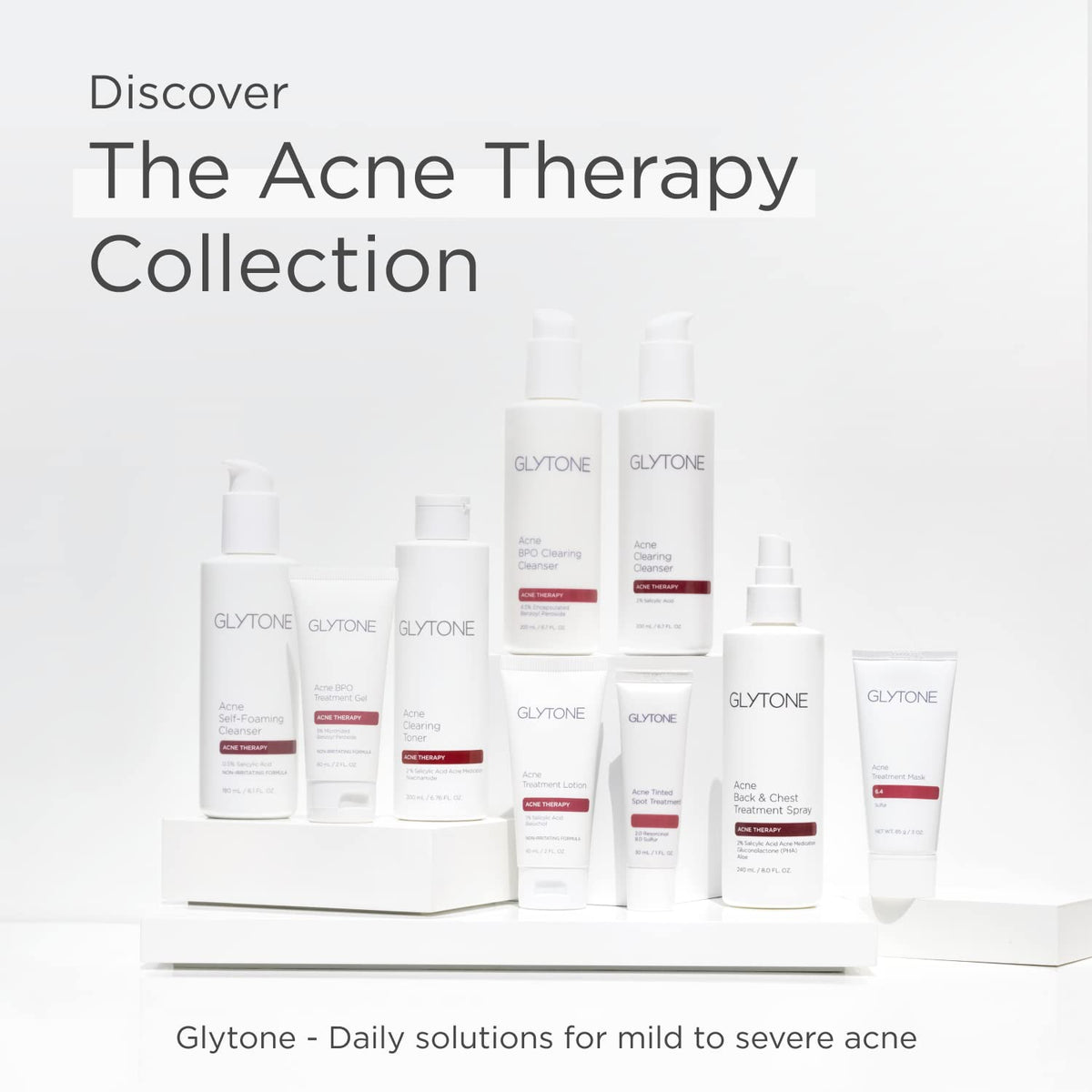 GLYTONE Acne BPO Gel 5% Benzoyl Peroxide texture close-up