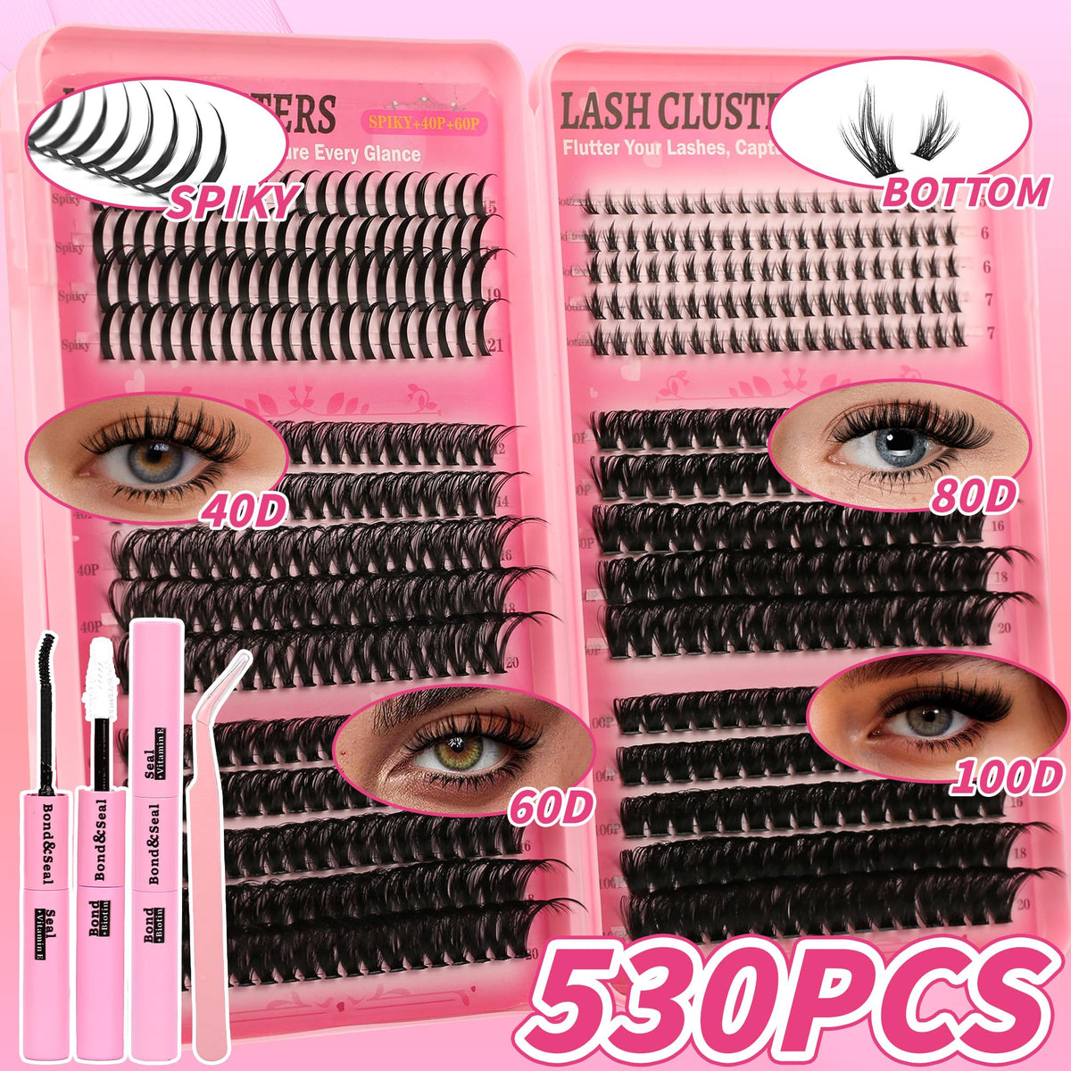 Gmagictobo lash bond and seal bottles in the kit