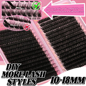 Gmagictobo Lash Extension Kit 640Pcs application process