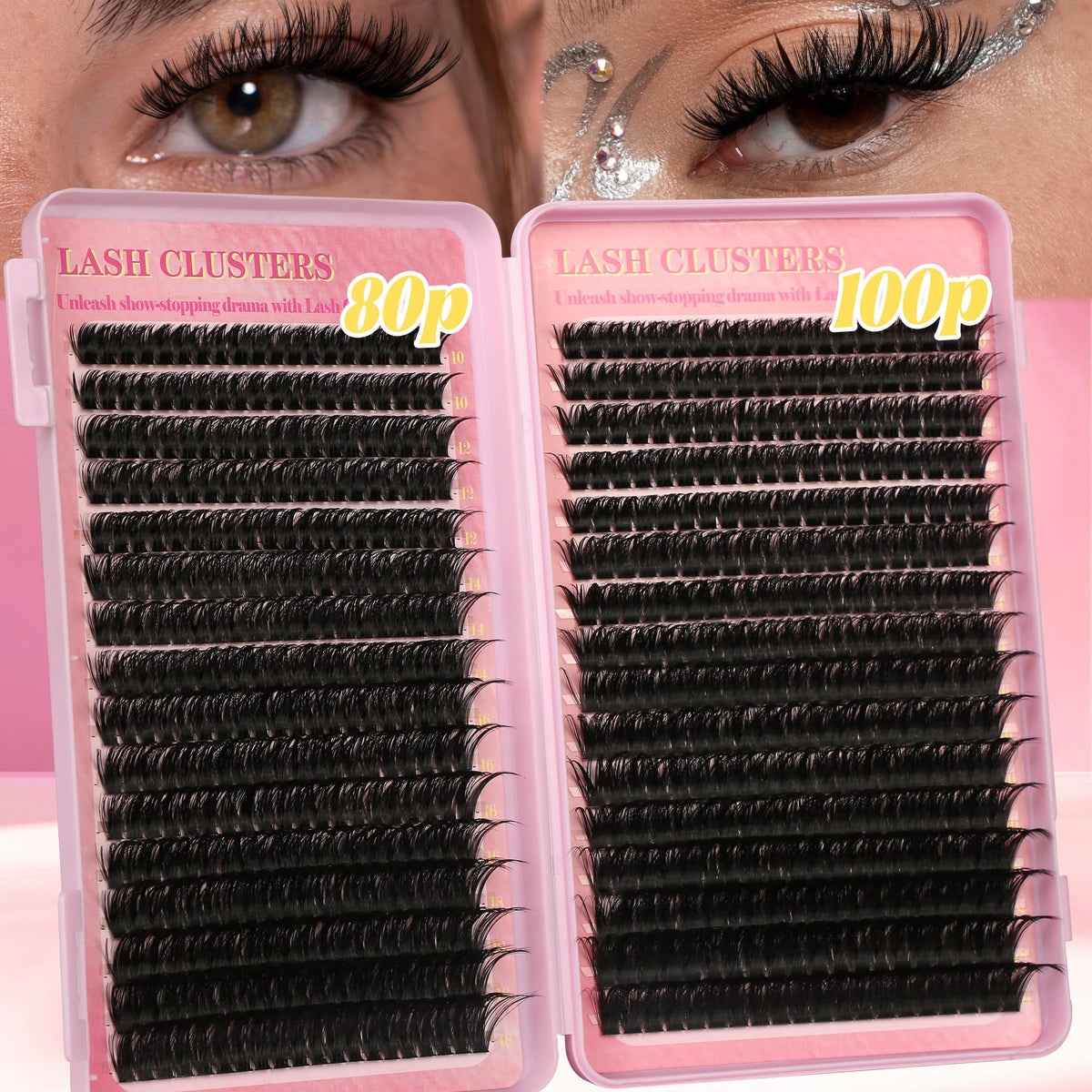 Gmagictobo Lash Extension Kit 640Pcs showing lash bond and seal