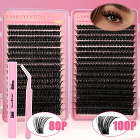 Gmagictobo Lash Extension Kit 640Pcs with lash tweezers