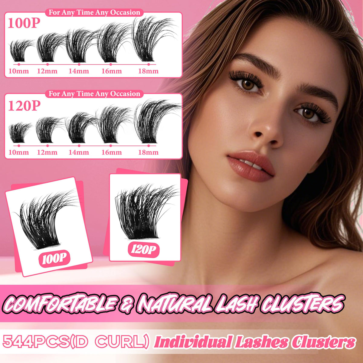 Gmagictobo lash tweezers for applying eyelash clusters