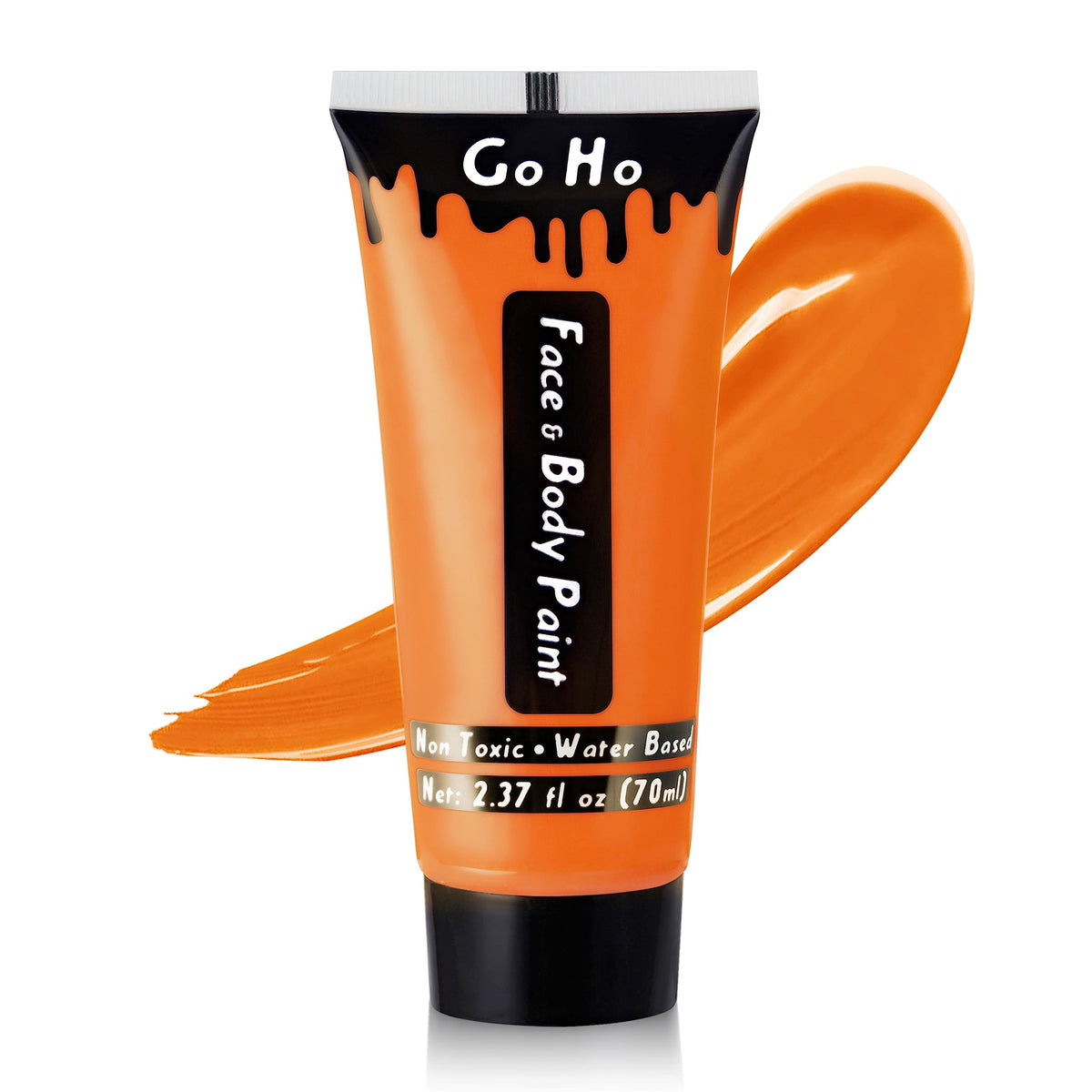 Go Ho Orange Face Body Paint 2.37oz front view