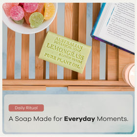 Goat Milk and Raspberry soap bar from Australian Botanical Soap