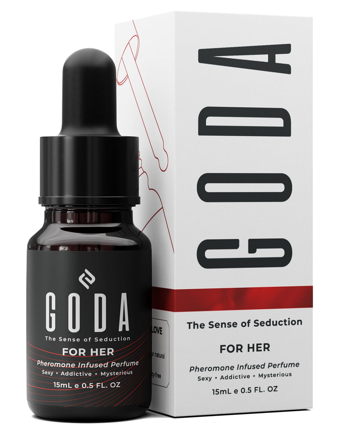 GODA Pheromones Perfume for Women 15ml bottle front view