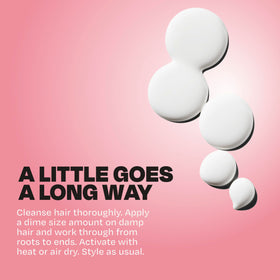 Goddess Blowout Leave-In Hair Mask application on hair
